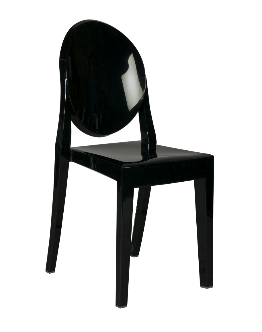 Phantom Resin Chair, no Arms, Black