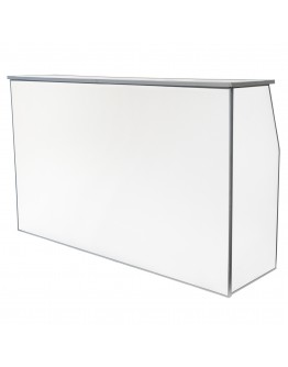 6 Foot Portable Bar, White