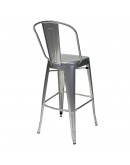 engrom Metal Bar Chair, Gunmetal Grey