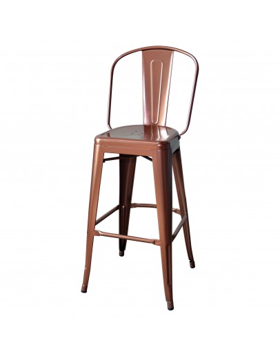 engrom Metal Bar Chair, Rose