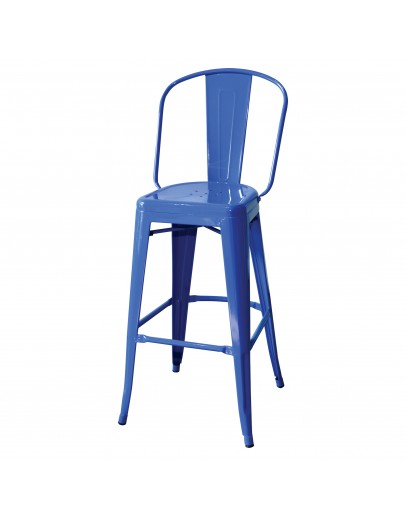 engrom Metal Bar Chair, Blue