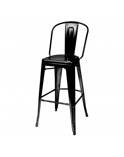 engrom Metal Bar Chair, Black