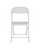 Rhino™ Children's Plastic Folding Chair, White