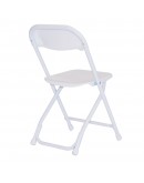 Rhino™ Children's Plastic Folding Chair, White