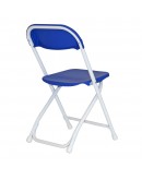 Rhino™ Children's Plastic Folding Chair, Blue