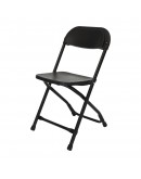 Rhino™ Children's Plastic Folding Chair, Black