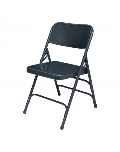 Rhino™ Metal Folding Chair, Navy