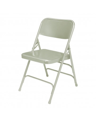 Rhino™ Metal Folding Chair, Grey
