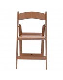 Resin Folding Chair, Brown