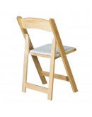 Wood Folding Chair, Natural