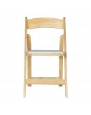 Wood Folding Chair, Natural