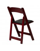 Wood Folding Chair, Mahogany