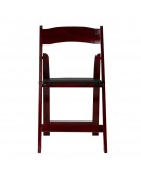 Wood Folding Chair, Mahogany