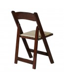 Wood Folding Chair, Fruitwood