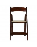 Wood Folding Chair, Fruitwood