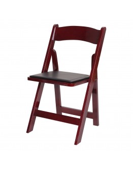 Wood Folding Chair, Mahogany