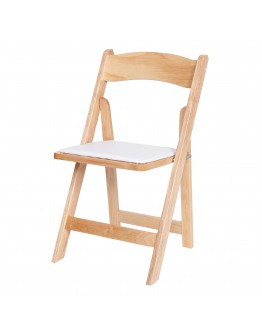 Wood Folding Chair, Natural