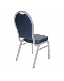 Stacking Banquet Chair, Navy Blue