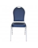 Stacking Banquet Chair, Navy Blue