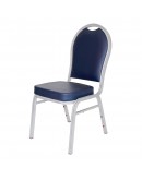 Stacking Banquet Chair, Navy Blue