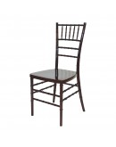 Rhino™ Chiavari Resin Chair, Mahogany