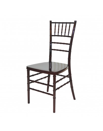 Rhino™ Chiavari Resin Chair, Mahogany