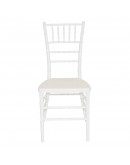 Chiavari Resin Chair, White