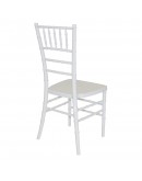 Chiavari Resin Chair, White