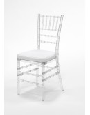 Chiavari Resin Chair, Clear