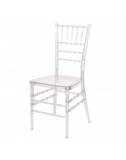 Chiavari Resin Chair, Clear