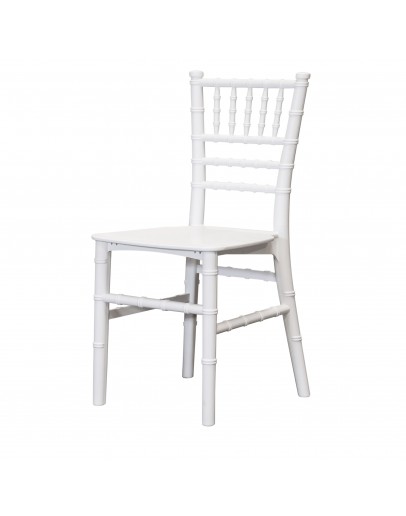 Children's Chiavari Resin Chair, White