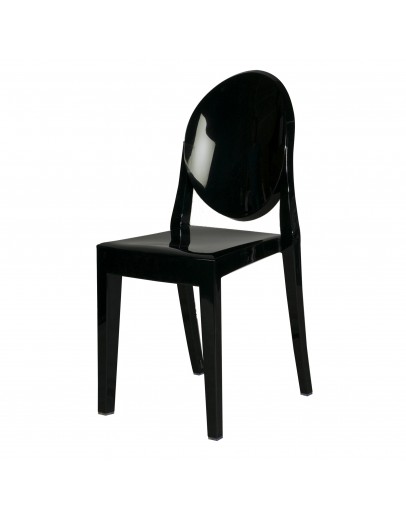 Phantom Resin Chair, no Arms, Black