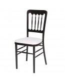 Versailles Banquet Wood Chair, All Colors, Cushion