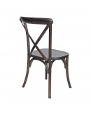 Lucca X-Back Wood Chair, Antique
