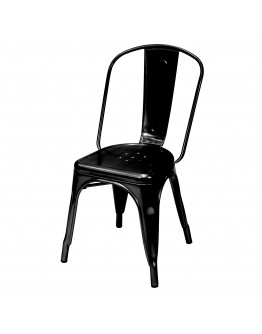 engrom Metal Chair, Black