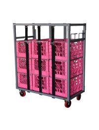 Glassware & Dishware Rack Dolly Cart