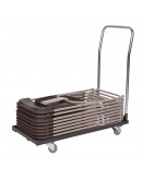 Tubular Handle Folding Chair Dolly Cart