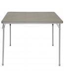 38" Square Folding Card and Game Table, Wheelchair Accessible, Gray