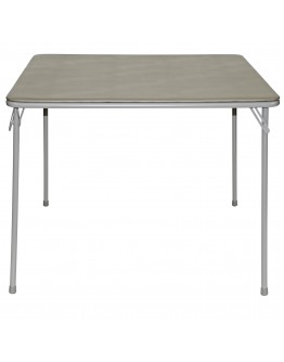 38" Square Folding Card and Game Table, Wheelchair Accessible, Gray