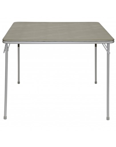 38" Square Folding Card and Game Table, Wheelchair Accessible, Gray