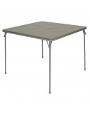 38" Square Folding Card and Game Table, Wheelchair Accessible, Gray