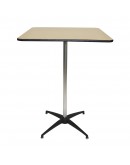 30 Inch Square Wood Cocktail Table Kit, Vinyl Edging