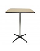 36 Inch Square Wood Cocktail Table Kit, Vinyl Edging