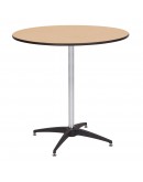 36 Inch Round Wood Cocktail Table Kit, Vinyl Edging