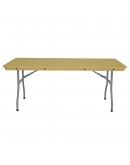 6 Foot Rhino™ Banquet Resin Folding Table, Tan