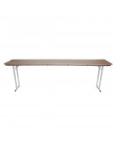 8 Foot Rhino™ Conference Resin Folding Table, Brown