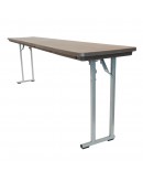 8 Foot Rhino™ Conference Resin Folding Table, Brown