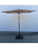 9 Foot Market Umbrella - Steel Patio with Crank