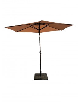 9 Foot Market Umbrella - Steel Patio with Crank