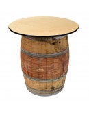 36 Inch Wine Barrel Cocktail Table